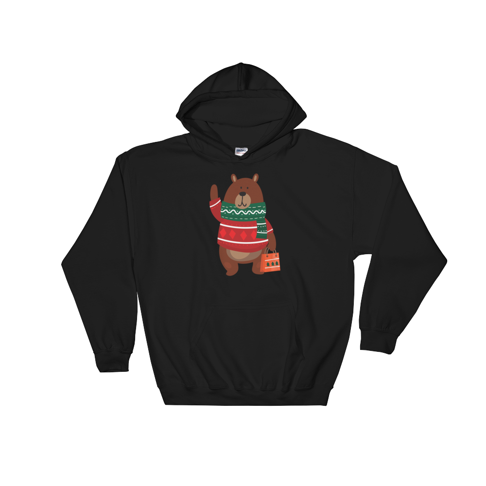 Christmas Bear (Hoodie)-Christmas Hoodies-Swish Embassy