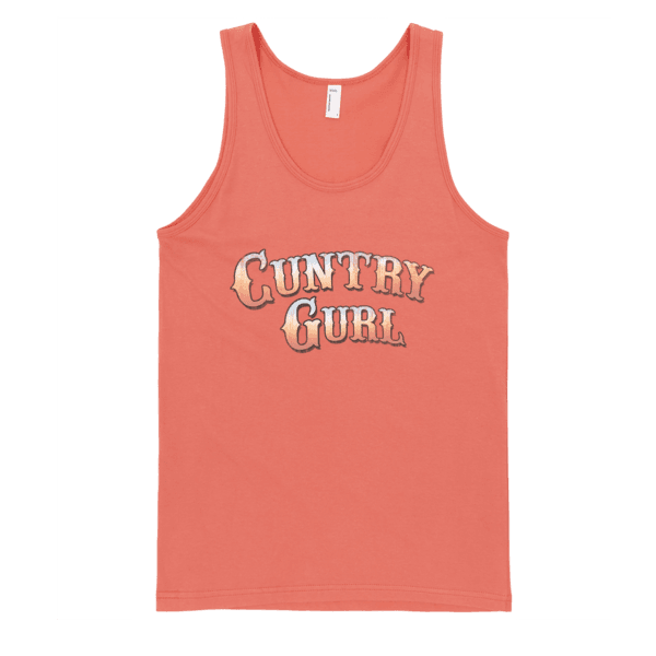 Cuntry Gurl (Tank)-Tank Top-Swish Embassy