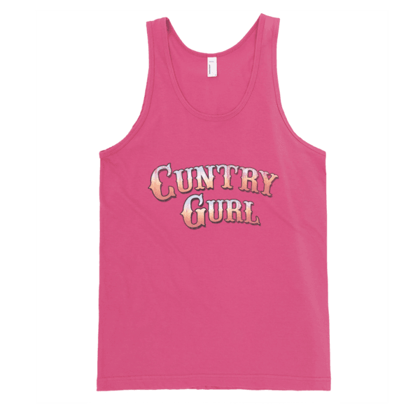 Cuntry Gurl (Tank)-Tank Top-Swish Embassy