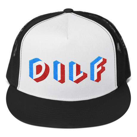 DILF (Mesh Trucker Cap)-Headwear-Swish Embassy