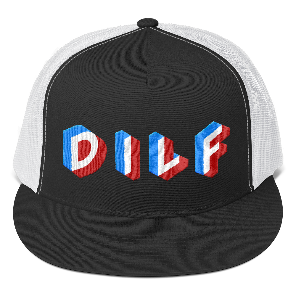 DILF (Mesh Trucker Cap)-Headwear-Swish Embassy