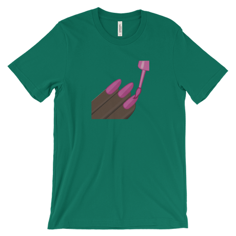 Dark Nail Polish Emoji-T-Shirts-Swish Embassy