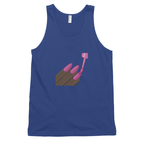 Dark Nail Polish Emoji (Tank Top)-Tank Top-Swish Embassy