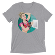 Desperately Seeking (Retail Triblend)-Triblend T-Shirt-Swish Embassy