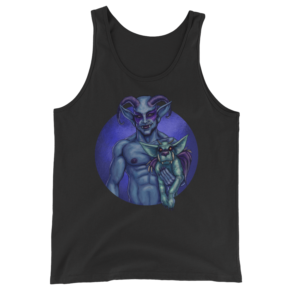 Dog and Demon (Tank Top)-Tank Top-Swish Embassy