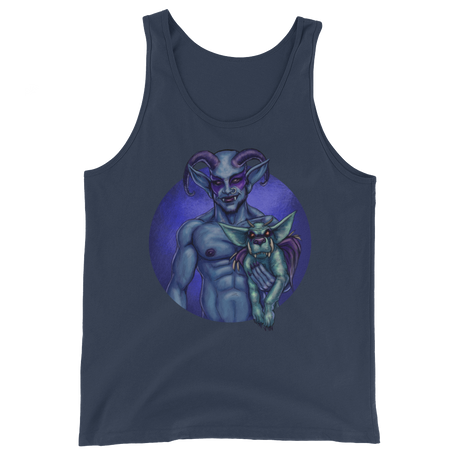 Dog and Demon (Tank Top)-Tank Top-Swish Embassy