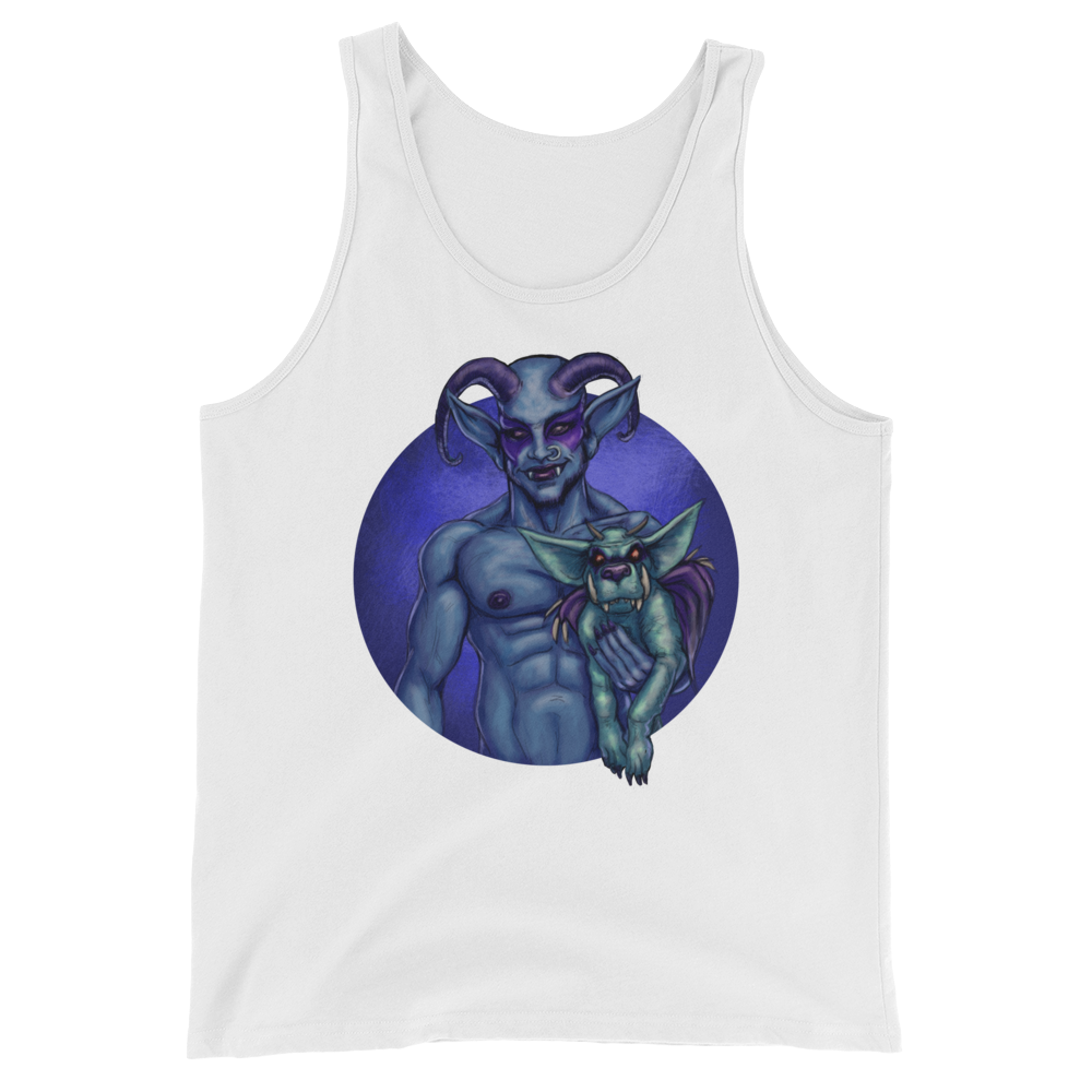 Dog and Demon (Tank Top)-Tank Top-Swish Embassy