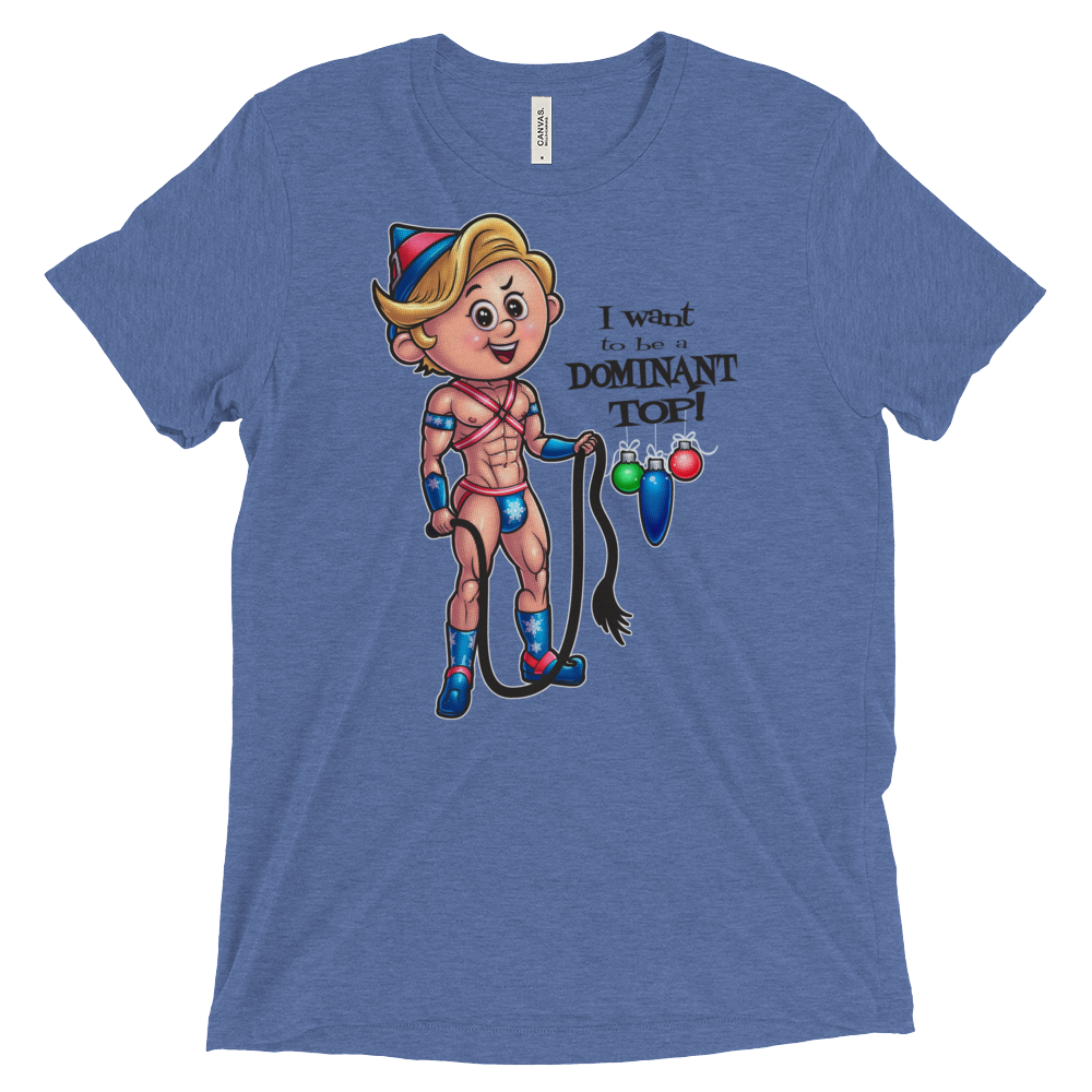 Dom Top Elf (Retail Triblend)-Triblend T-Shirt-Swish Embassy