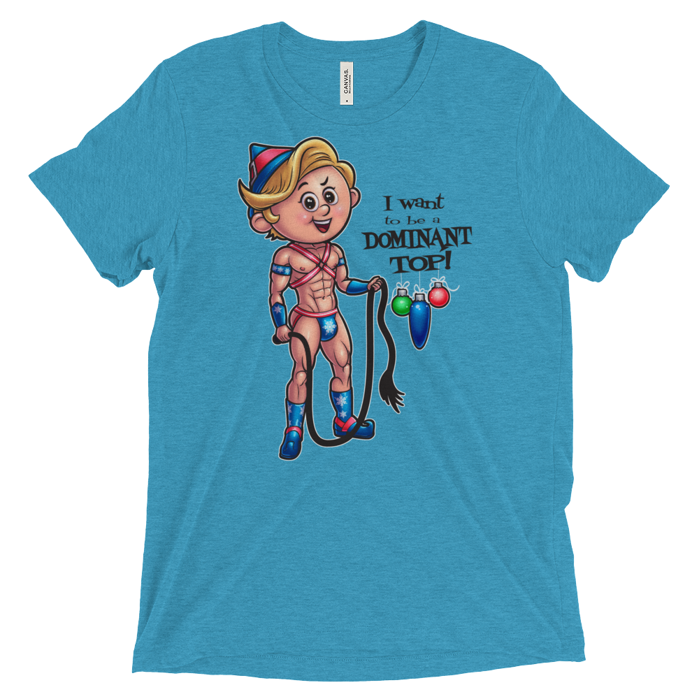 Dom Top Elf (Retail Triblend)-Triblend T-Shirt-Swish Embassy