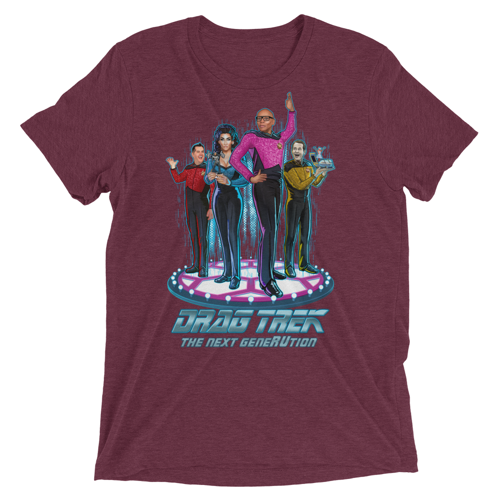 Drag Trek (Retail Triblend)-Triblend T-Shirt-Swish Embassy