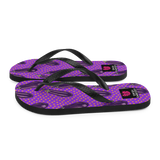 Eggplant Extravaganza (Flip Flops)-Flip Flops-Swish Embassy