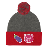 Eggplant Pig (Beanie)-Beanie-Swish Embassy