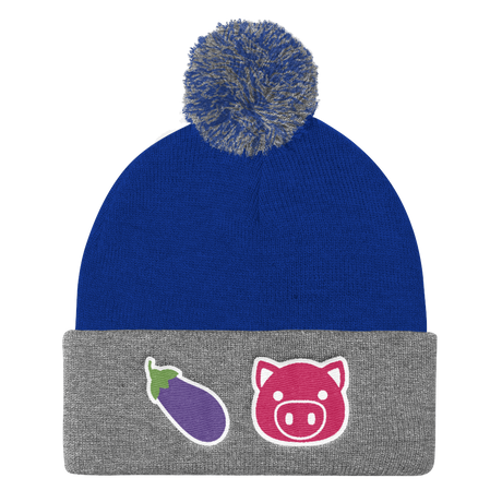 Eggplant Pig (Beanie)-Beanie-Swish Embassy