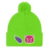 Eggplant Pig (Beanie)-Beanie-Swish Embassy