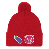 Eggplant Pig (Beanie)-Beanie-Swish Embassy