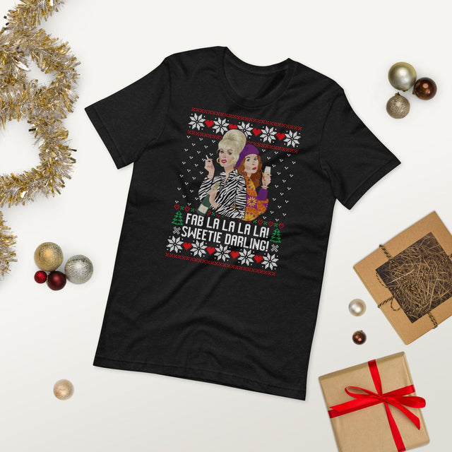 Fab La La La La (Ugly Christmas)-Christmas T-Shirts-Swish Embassy