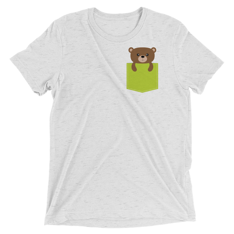 Faux Pocket Bear (Retail Triblend)-Triblend T-Shirt-Swish Embassy