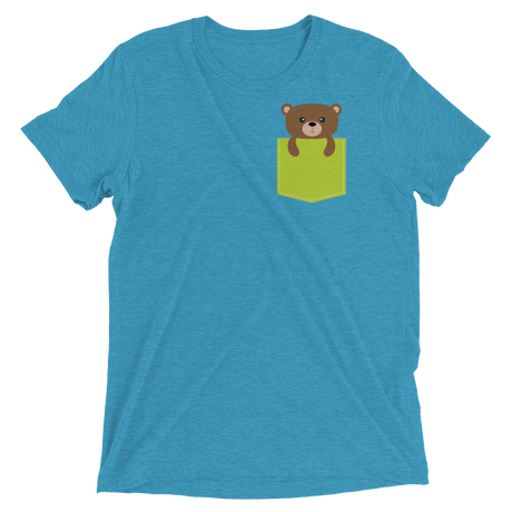 Faux Pocket Bear (Retail Triblend)-Triblend T-Shirt-Swish Embassy