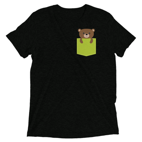 Faux Pocket Bear (Retail Triblend)-Triblend T-Shirt-Swish Embassy