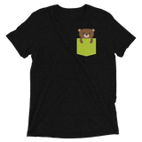 Faux Pocket Bear (Retail Triblend)-Triblend T-Shirt-Swish Embassy