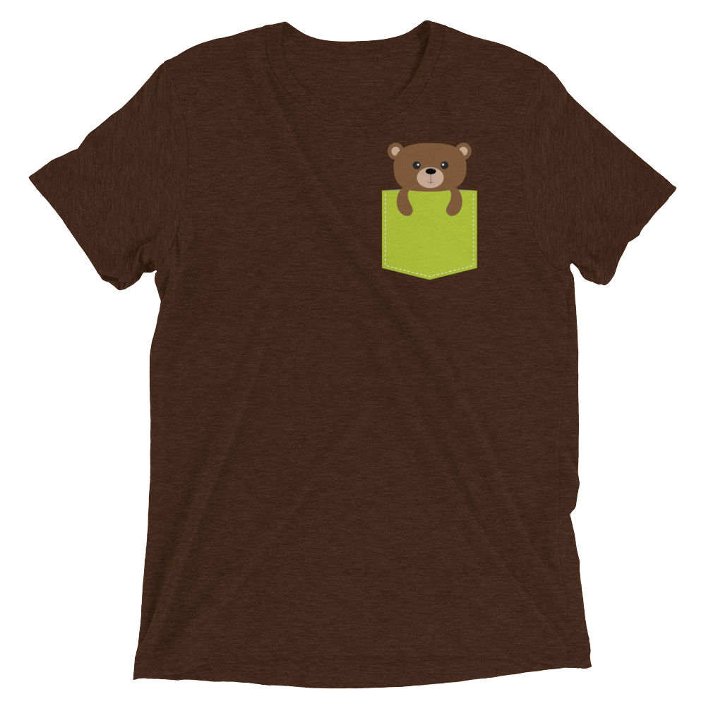 Faux Pocket Bear (Retail Triblend)-Triblend T-Shirt-Swish Embassy