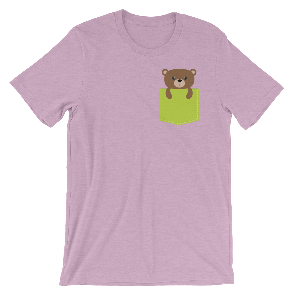 Faux Pocket Bear-T-Shirts-Swish Embassy