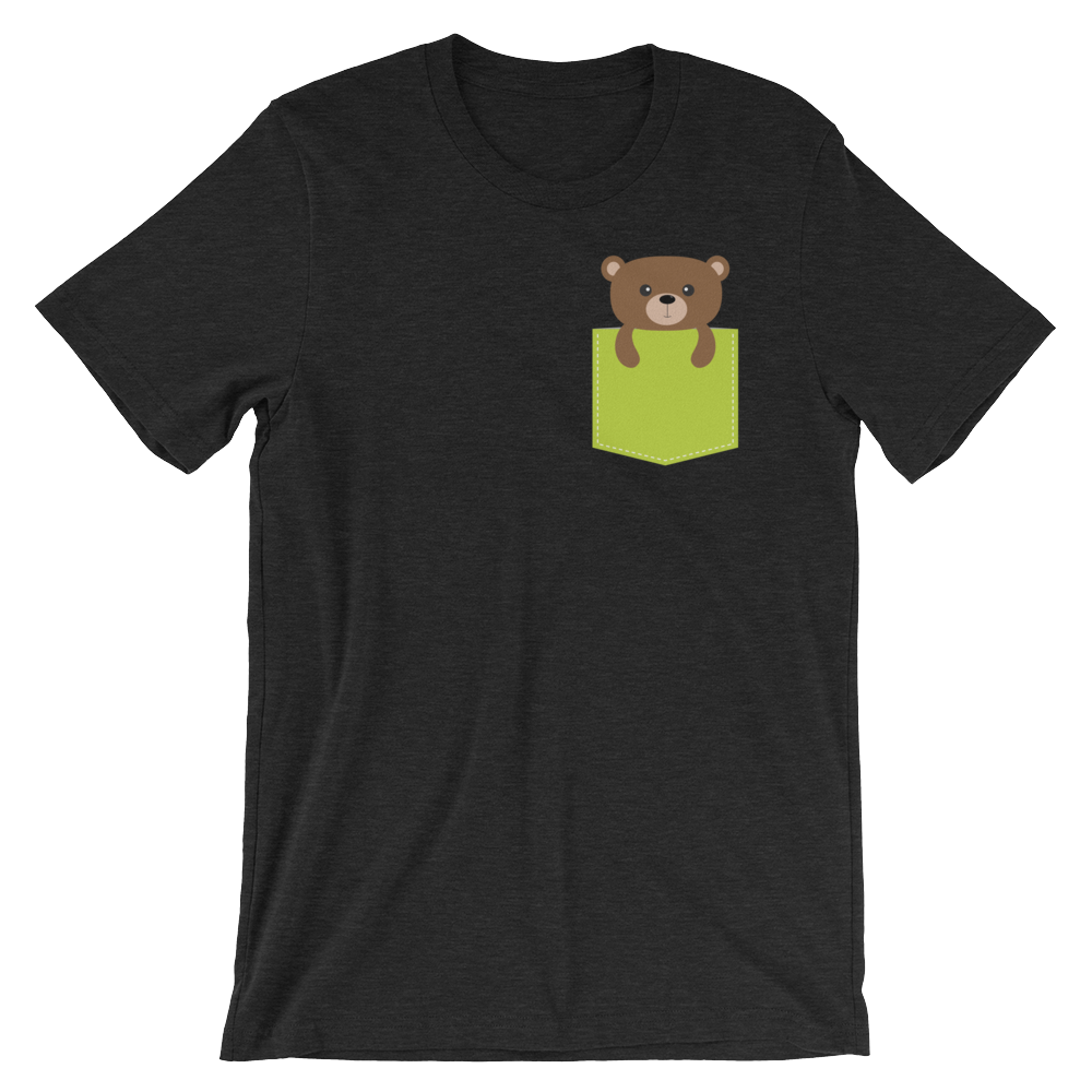 Faux Pocket Bear-T-Shirts-Swish Embassy