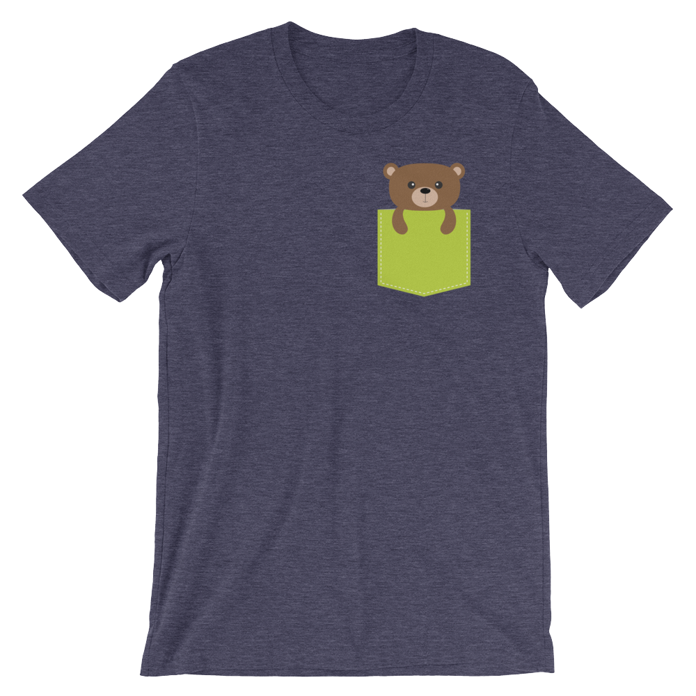 Faux Pocket Bear-T-Shirts-Swish Embassy