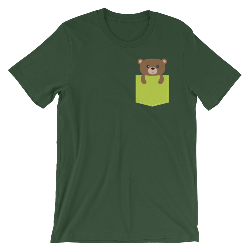 Faux Pocket Bear-T-Shirts-Swish Embassy