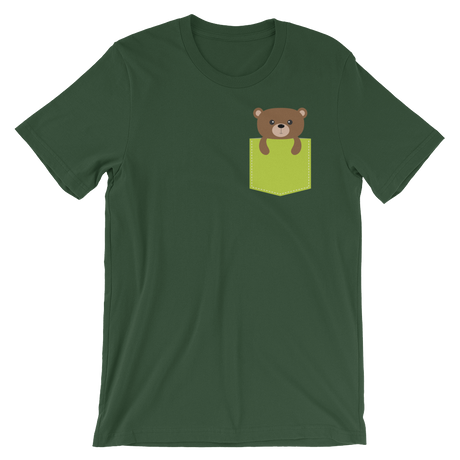 Faux Pocket Bear-T-Shirts-Swish Embassy