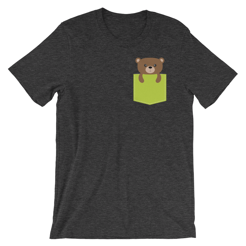 Faux Pocket Bear-T-Shirts-Swish Embassy