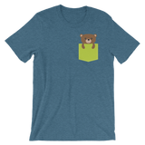 Faux Pocket Bear-T-Shirts-Swish Embassy