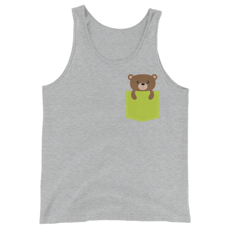 Faux Pocket Bear (Tank Top)-Tank Top-Swish Embassy