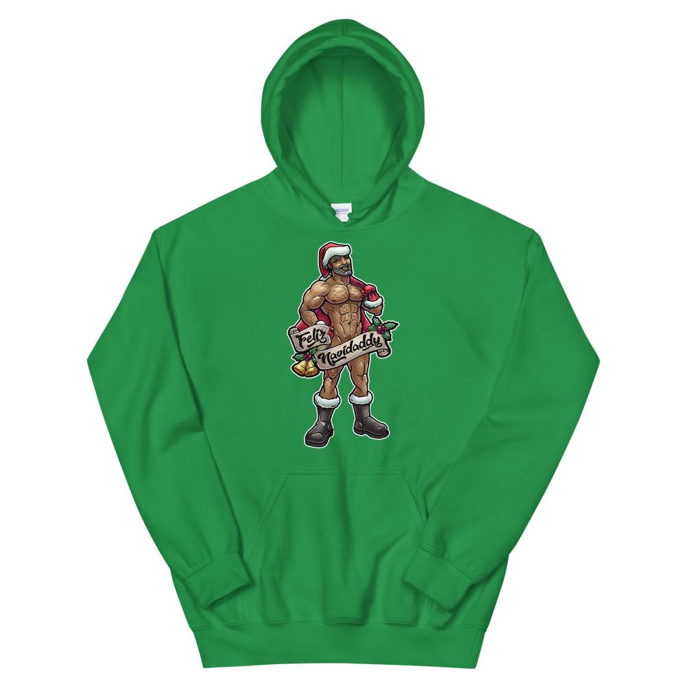 Feliz Navidaddy (Hoodie)-Christmas Hoodies-Swish Embassy