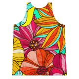 Festive Flower (Allover Tank Top)-Allover Tank Top-Swish Embassy