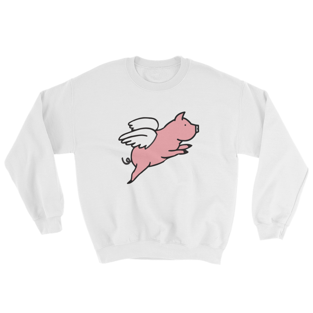 Flying Pig (Long Sleeve)-Long Sleeve-Swish Embassy