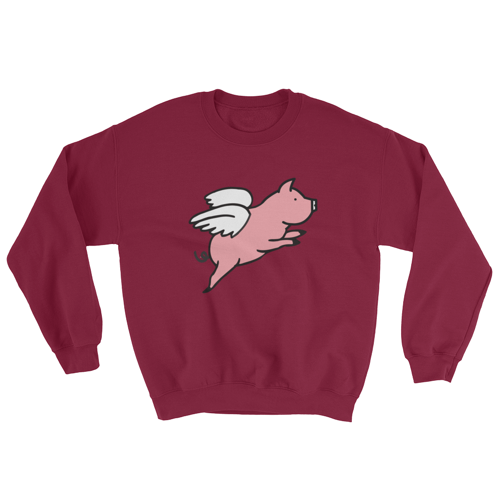 Flying Pig (Long Sleeve)-Long Sleeve-Swish Embassy