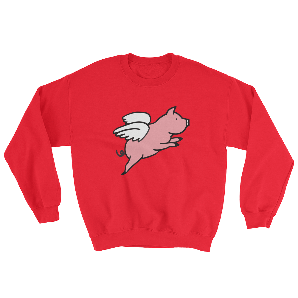 Flying Pig (Long Sleeve)-Long Sleeve-Swish Embassy