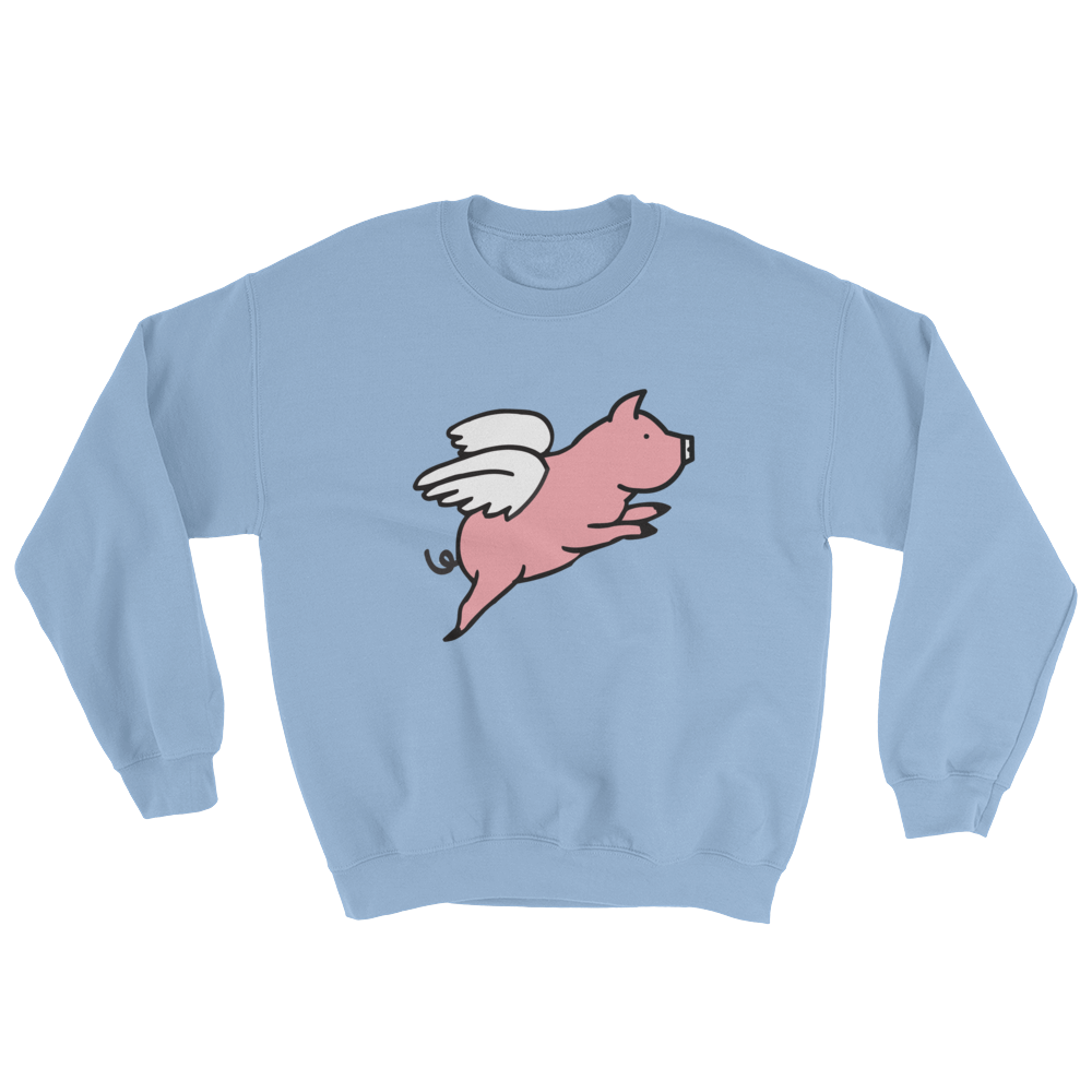 Flying Pig (Long Sleeve)-Long Sleeve-Swish Embassy