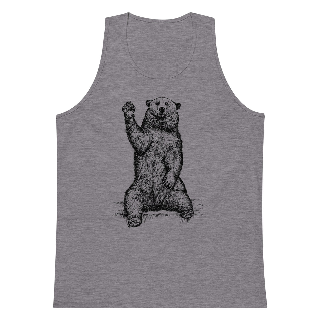 Friendly Bear (Tank Top)-Tank Top-Swish Embassy