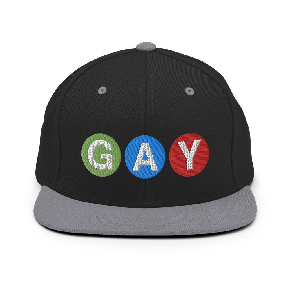 G-A-Y Subway (Baseball Cap)-Headwear-Swish Embassy