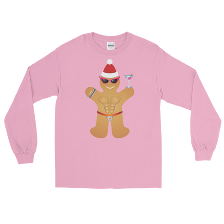 Gingerbread Circuit Man (Long Sleeve)-Long Sleeve-Swish Embassy