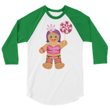 Gingerbread Drag Queen (Raglan)-Raglan-Swish Embassy