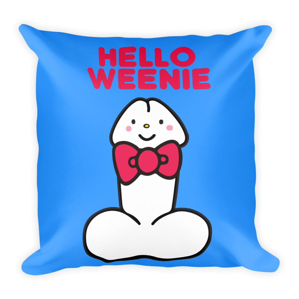 Hello Weenie (Pillow)-Pillow-Swish Embassy