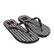 Houndstooth (Flip Flops)-Flip Flops-Swish Embassy