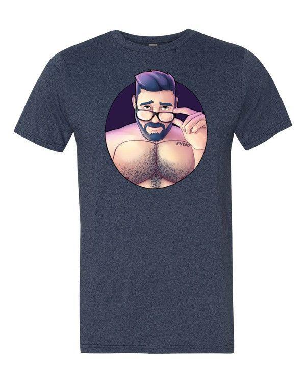 Hunky Nerd-T-Shirts-Swish Embassy