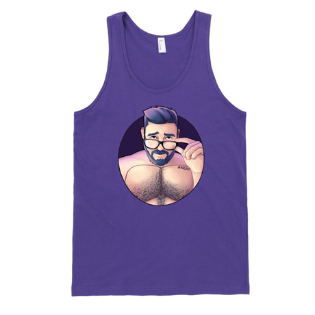 Hunky Nerd (Tank)-Tank Top-Swish Embassy