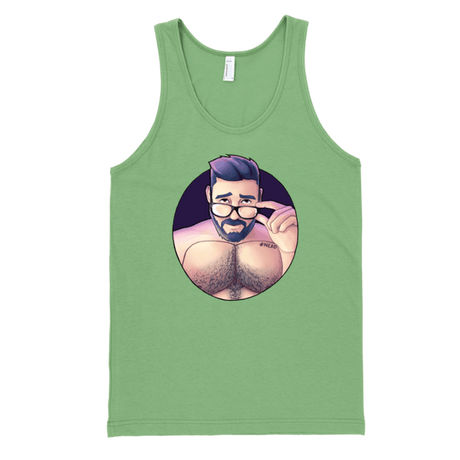 Hunky Nerd (Tank)-Tank Top-Swish Embassy