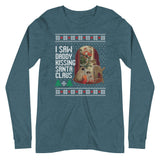 I Saw Daddy Kissing Santa Claus (Ugly Christmas)-Christmas T-Shirts-Swish Embassy