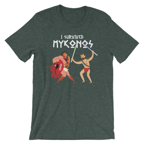 I Survived Mykonos-T-Shirts-Swish Embassy